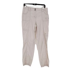 Chicos Tan Cargo Pants Size M (Chicos Size 1)